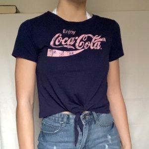 Cropped Coca Cola tee
